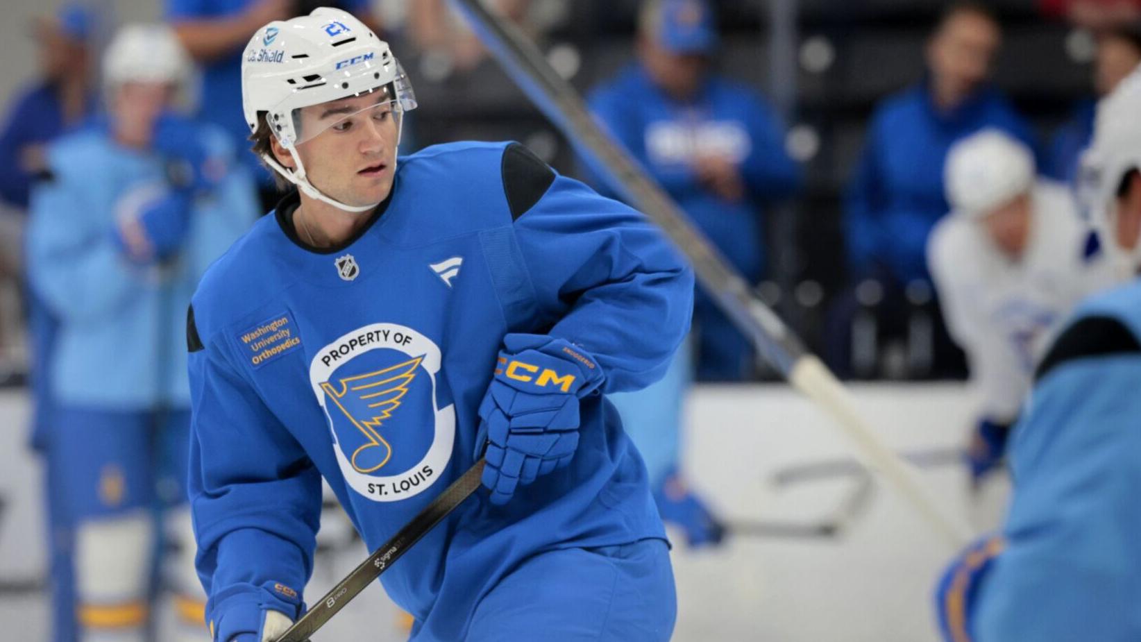 Why captain Brayden Schenn said Blues 'got a good one in Jimmy Snuggerud'